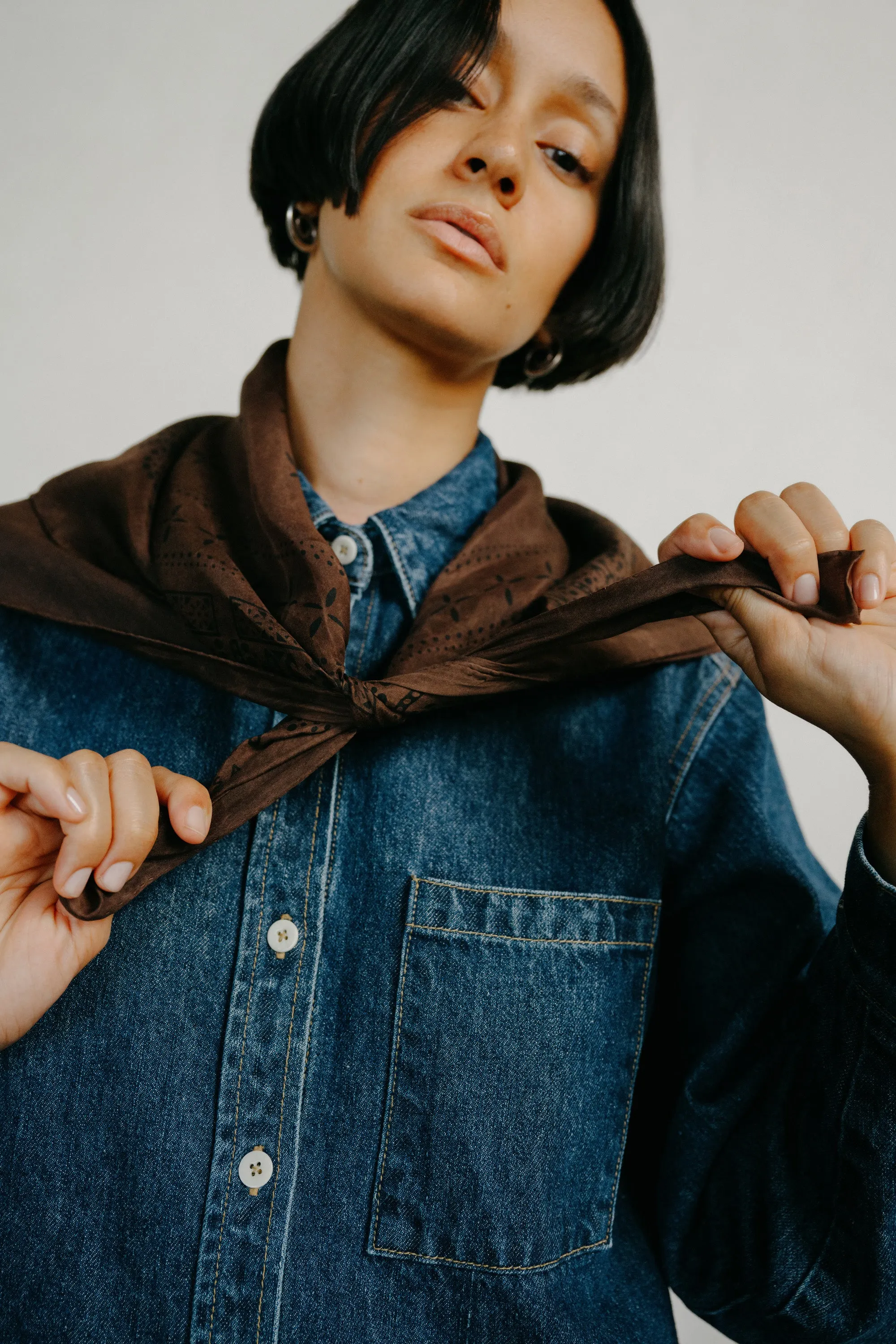 1930's Bandana, Regen Silk, Manzanita