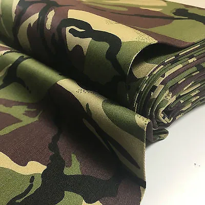 Army Military Camouflage 100% Cotton Drill Medium Weight Fabric 58" M629 Mtex