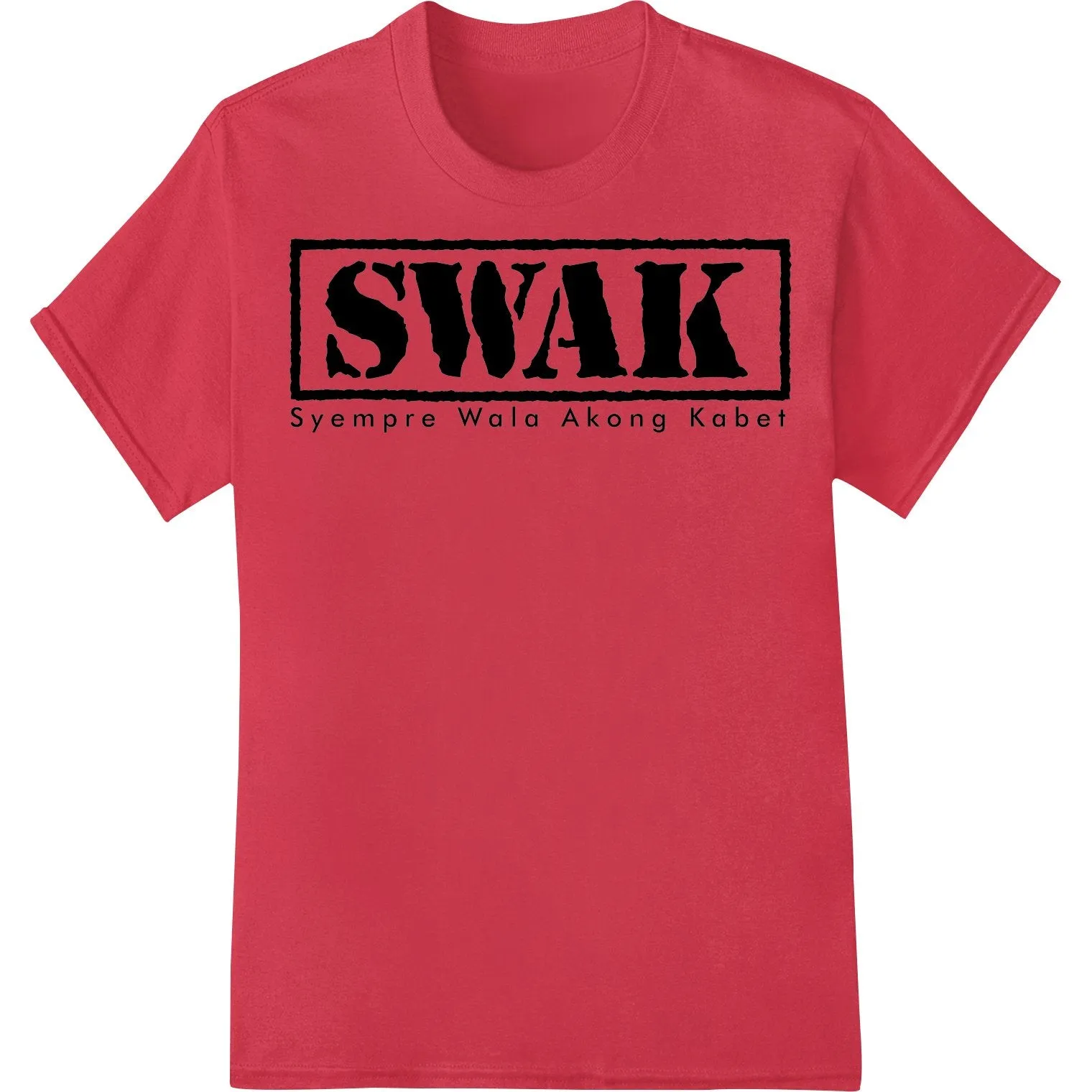 Bold 'SWAK' Grunge Typography DTF Print Heat Transfer