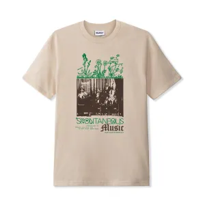 Butter Spontaneous Music Tee Sand