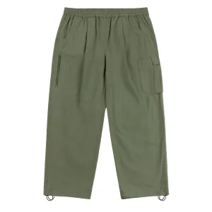 Cargo Baggy Utility Pants, Green Military