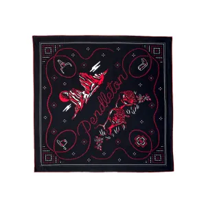 Cowboy Scene Bandana Black