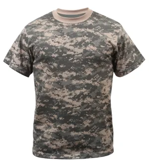 Digital Camouflage Short Sleeve Tee Shirts