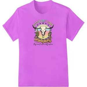 Edgy Skull Desert Print - Coffin Berry Lyfe Heat Transfer