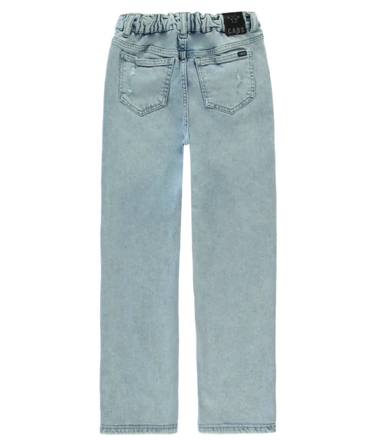 Girl's Bry Denim Loose Fit Bry Jeans - Stone Bleached Damaged