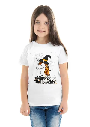 Halloween T-Shirts Dress For Girls H5