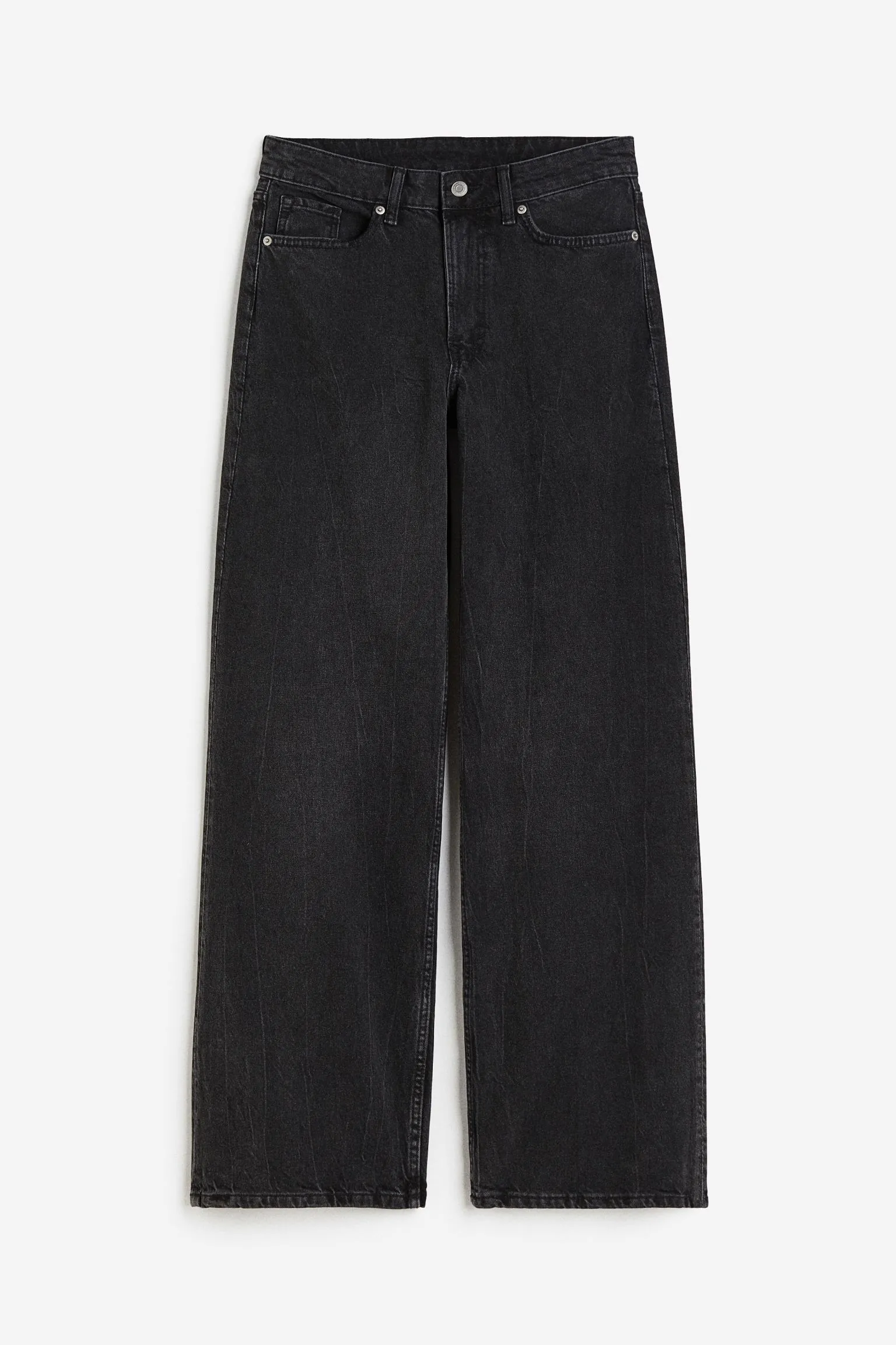 H&M Baggy Regular jeans, black