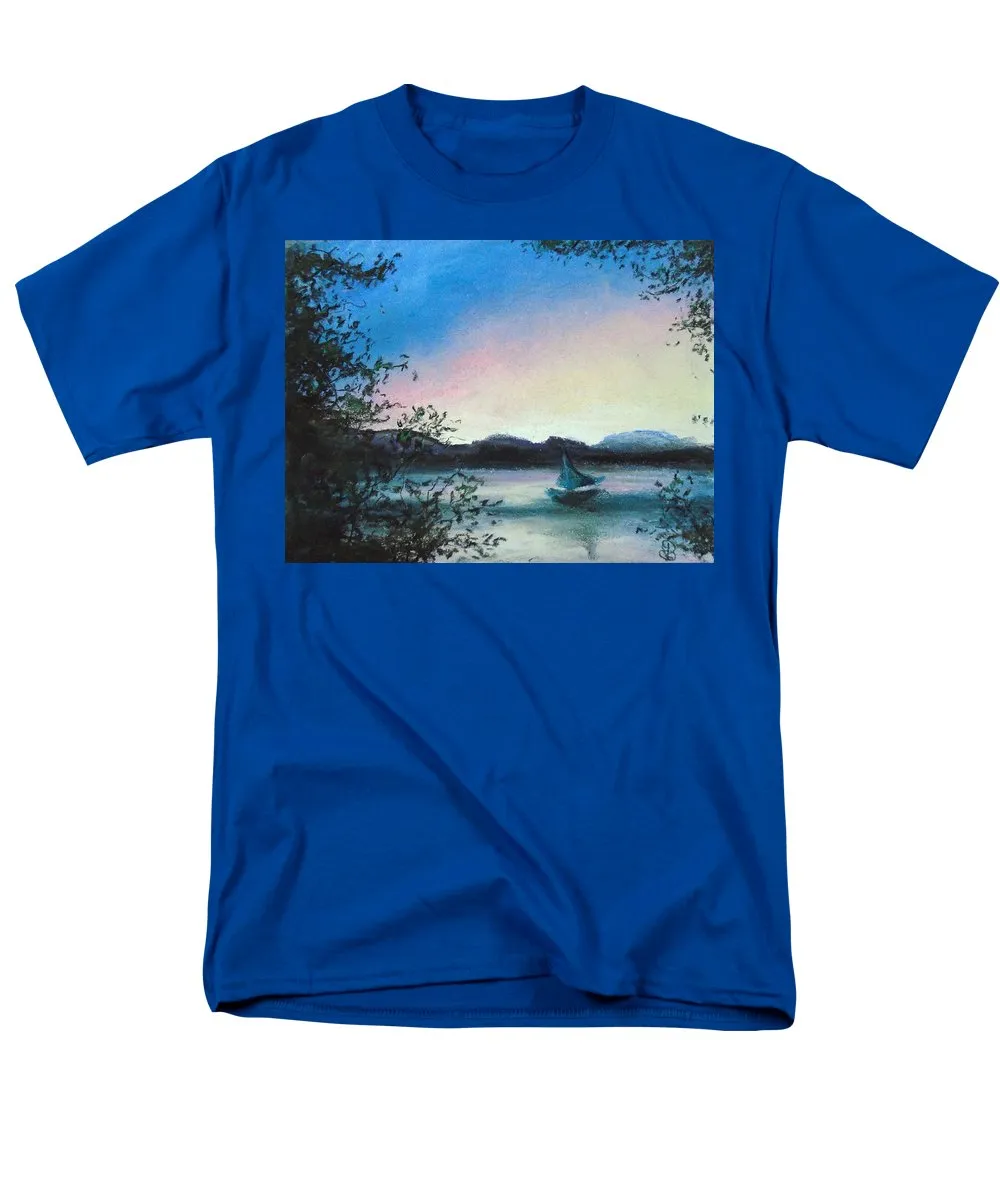 Happy Boat - Men's T-Shirt  (Regular Fit)