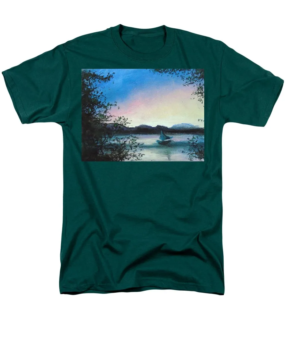 Happy Boat - Men's T-Shirt  (Regular Fit)