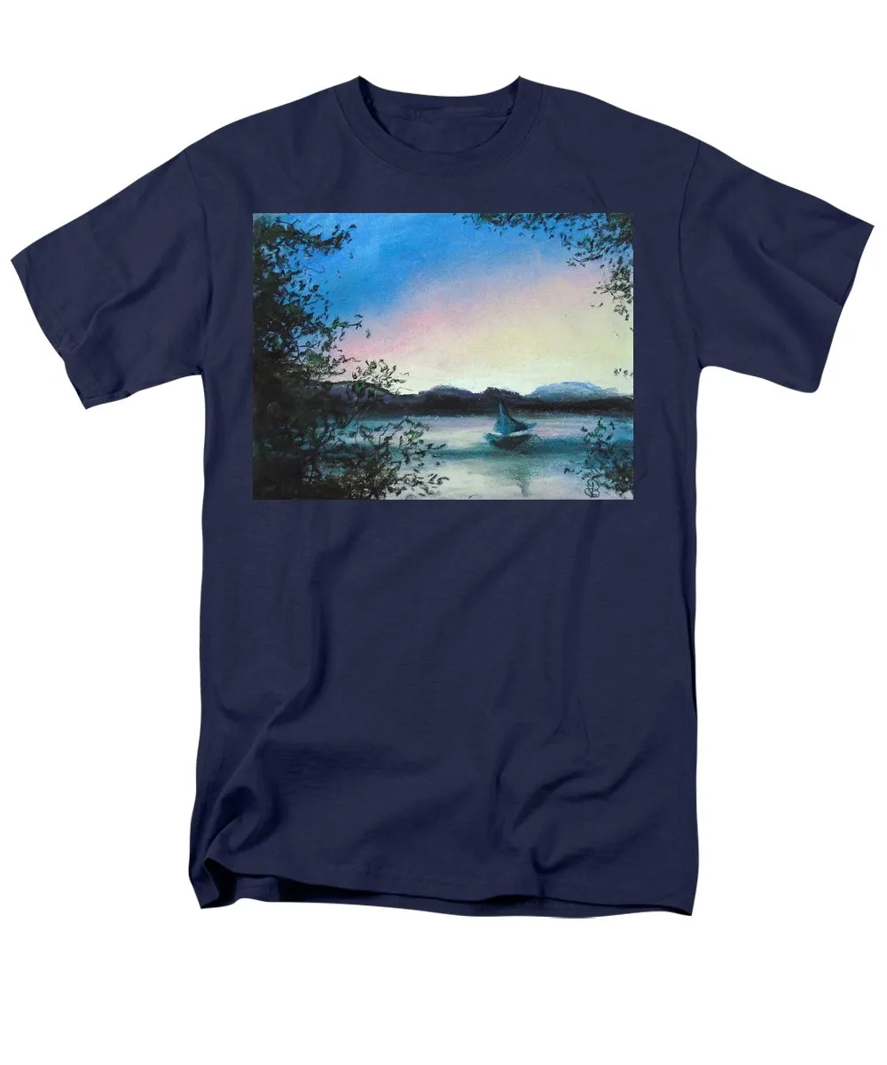 Happy Boat - Men's T-Shirt  (Regular Fit)