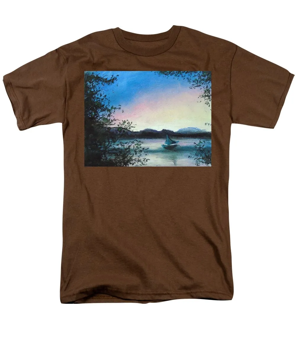 Happy Boat - Men's T-Shirt  (Regular Fit)