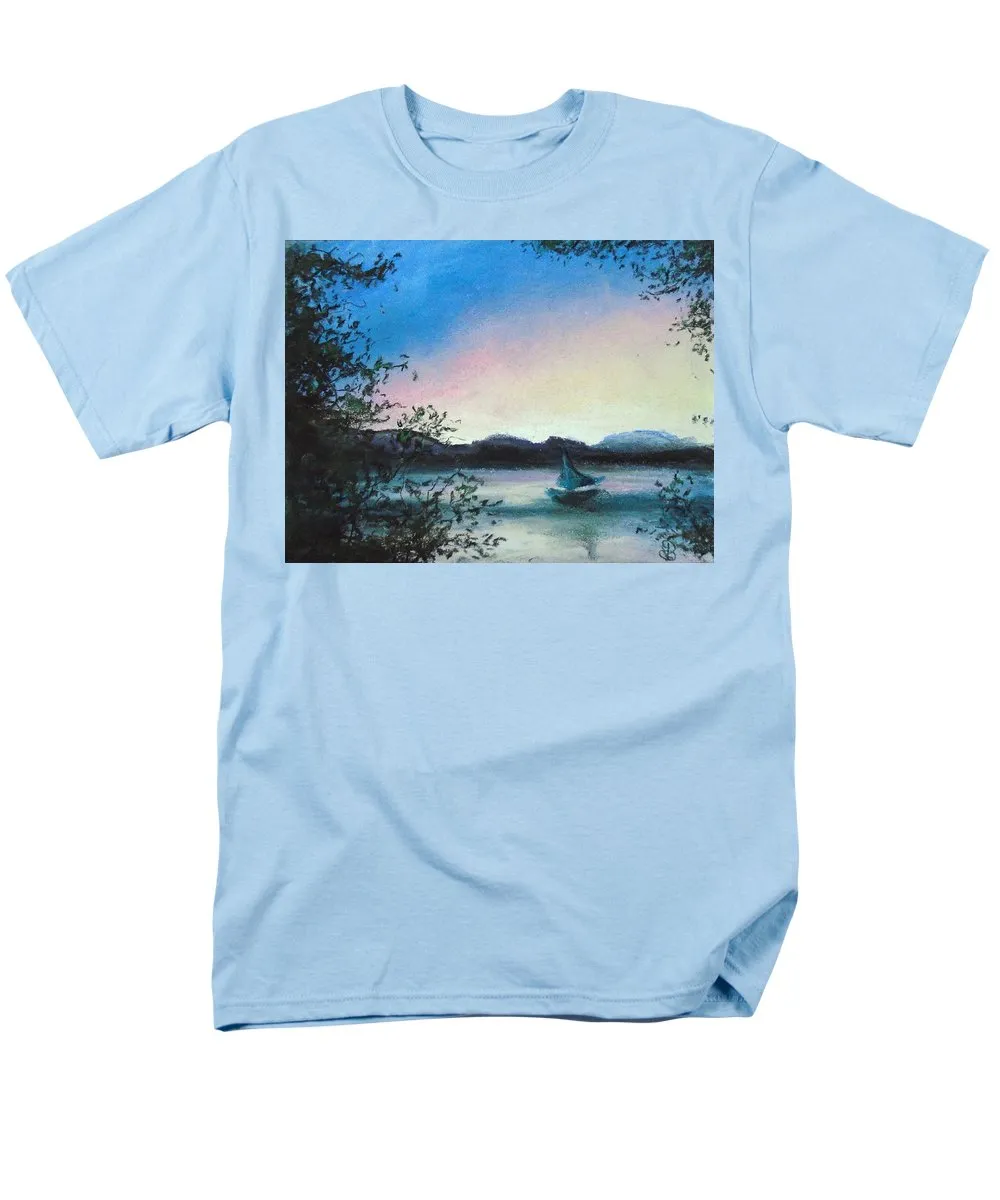 Happy Boat - Men's T-Shirt  (Regular Fit)