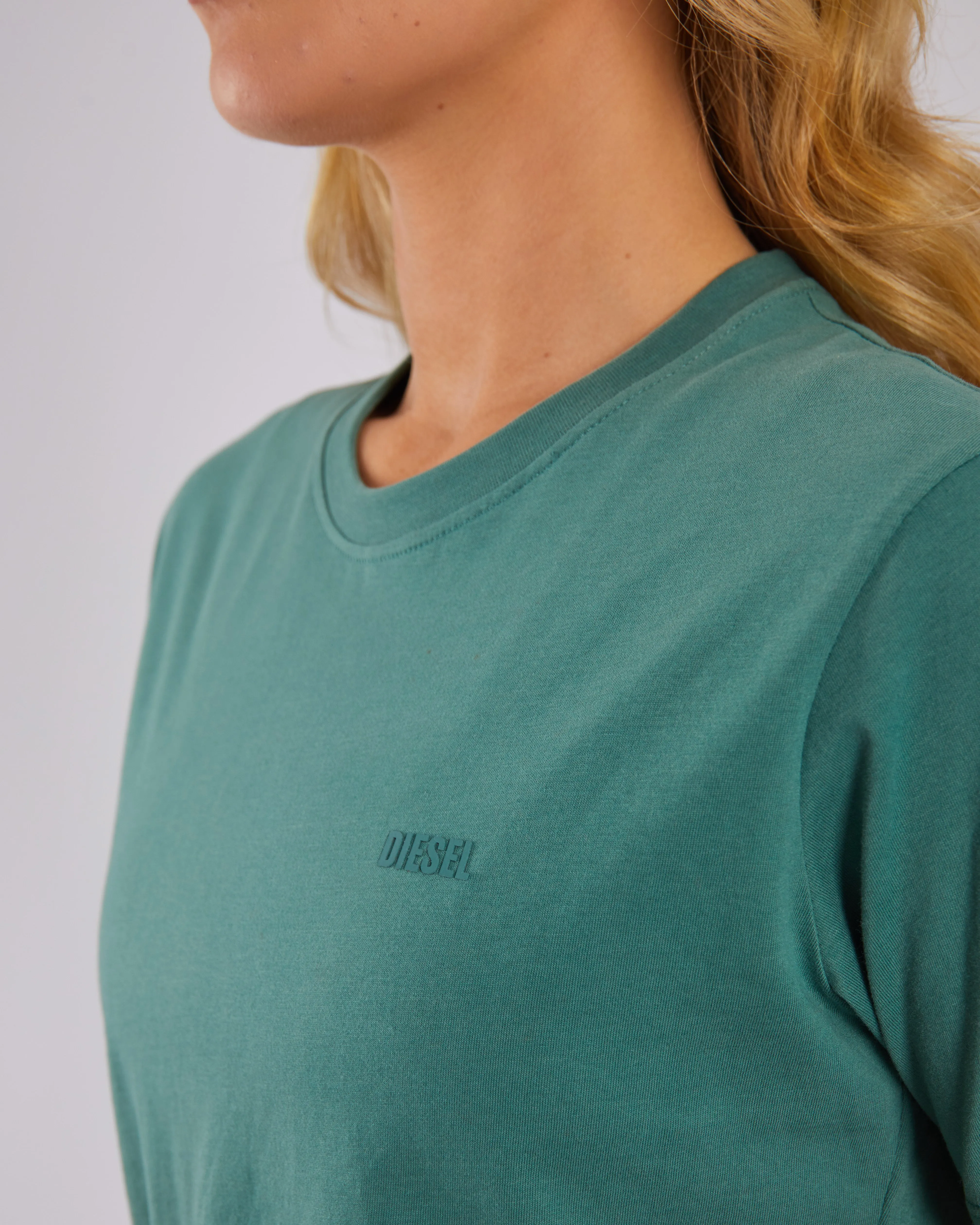 Jada Basic O Neck Green Trail