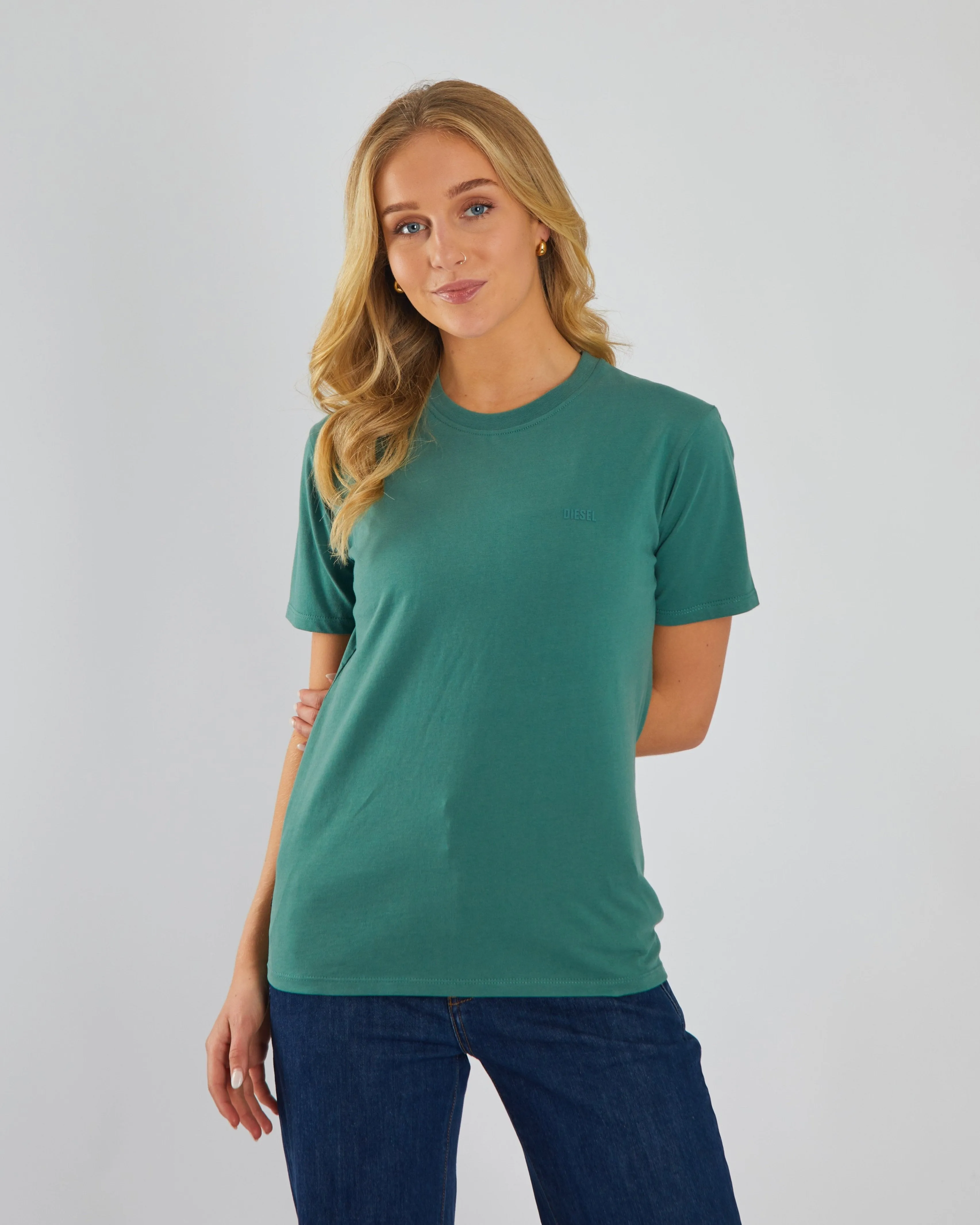 Jada Basic O Neck Green Trail