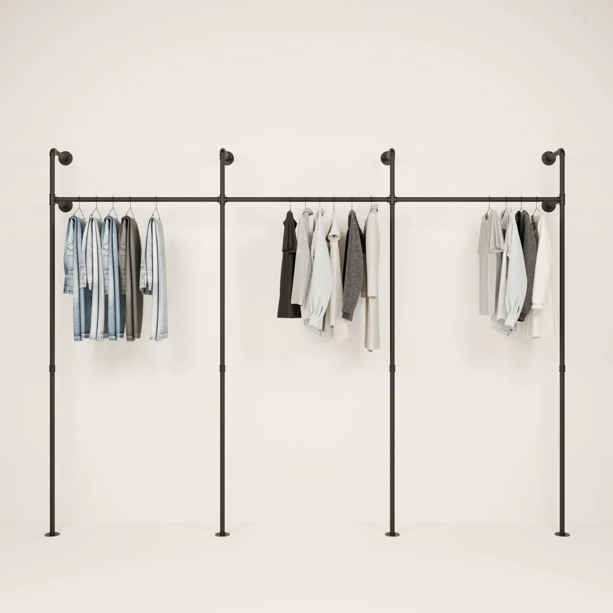 KIM III – Pipe closet system | retail store wall display systems