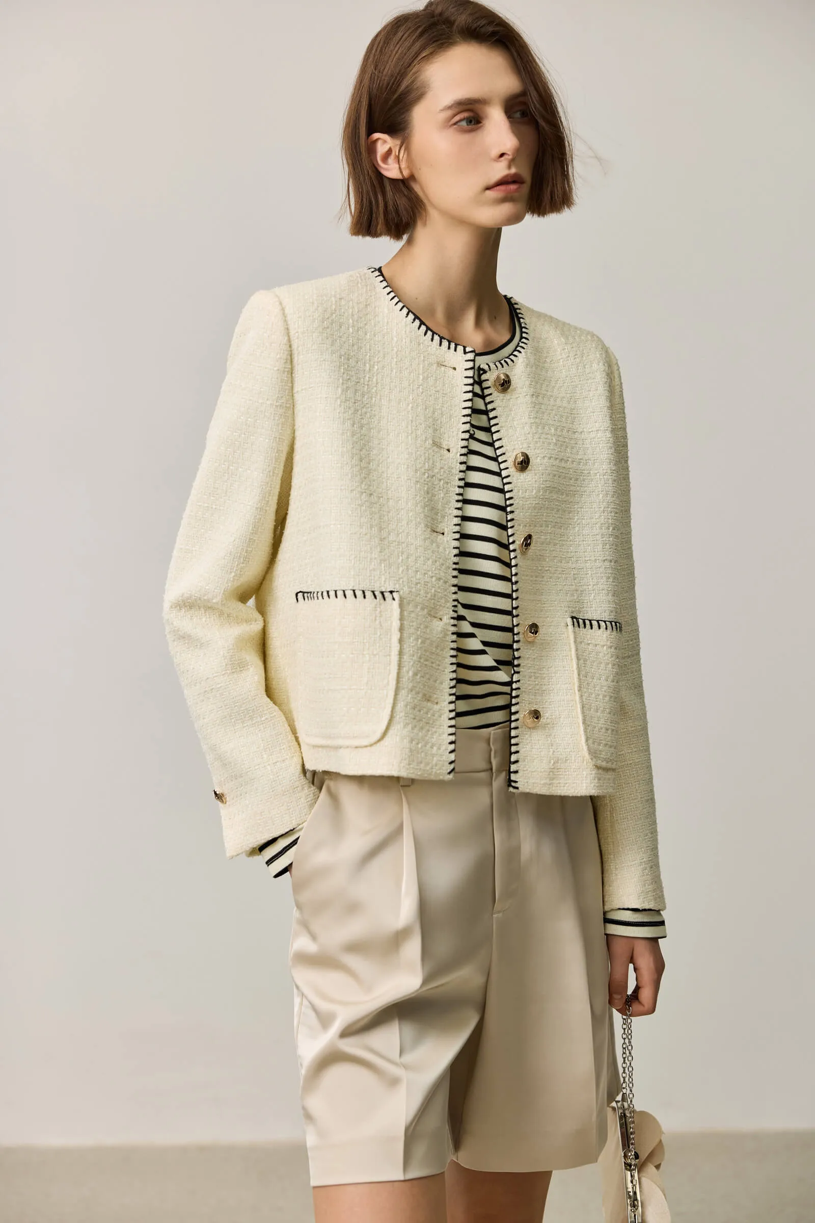 LILY Classic Tweed Short Jacket