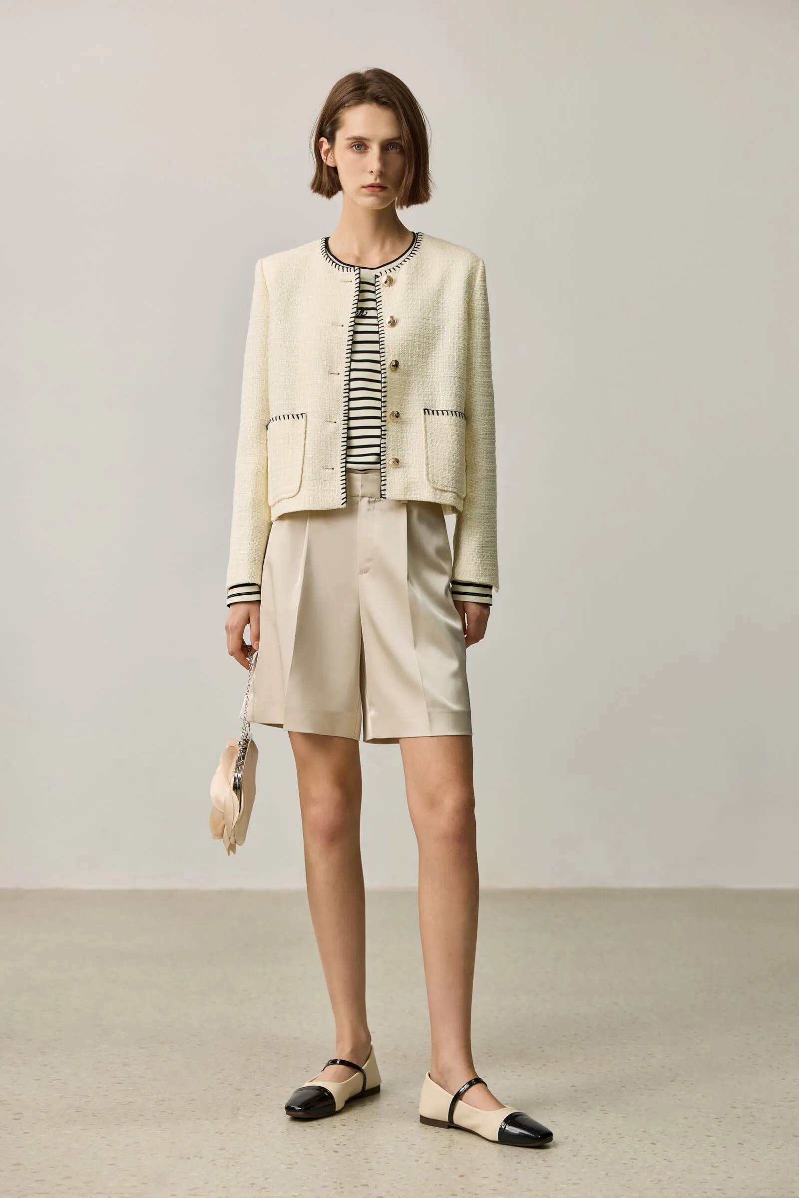 LILY Classic Tweed Short Jacket