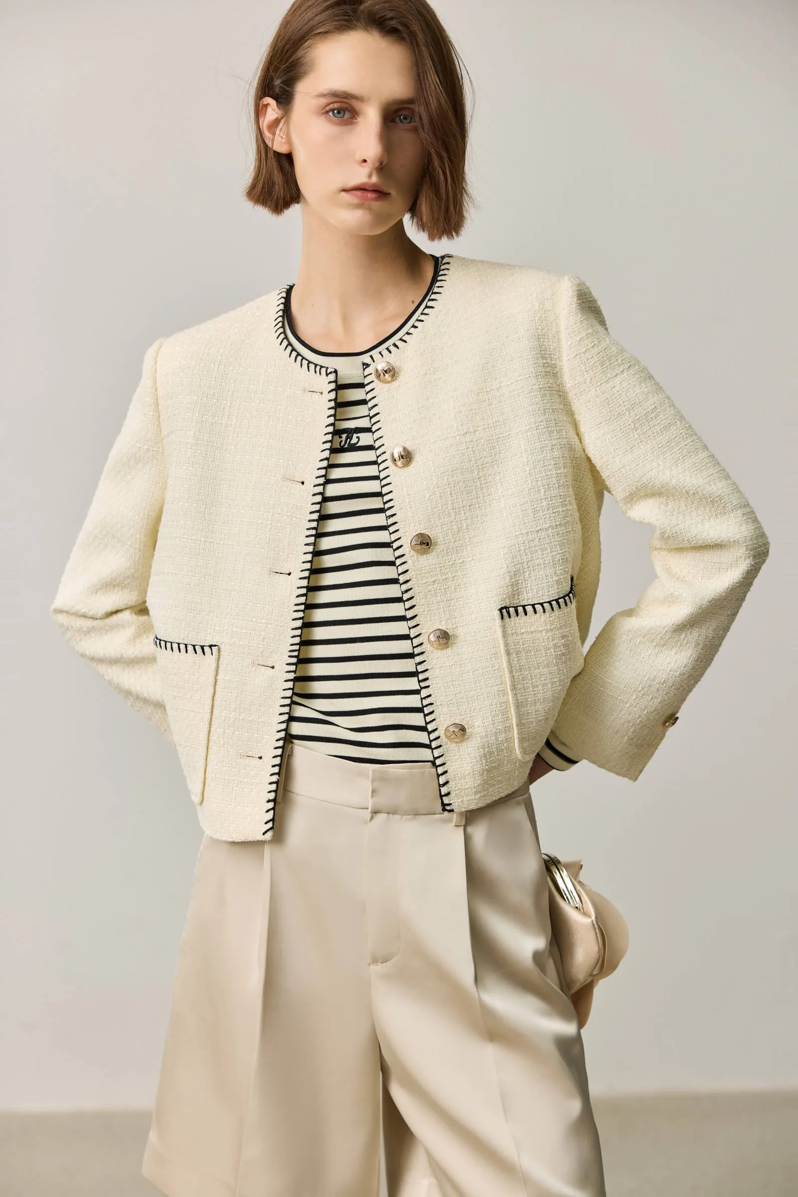 LILY Classic Tweed Short Jacket