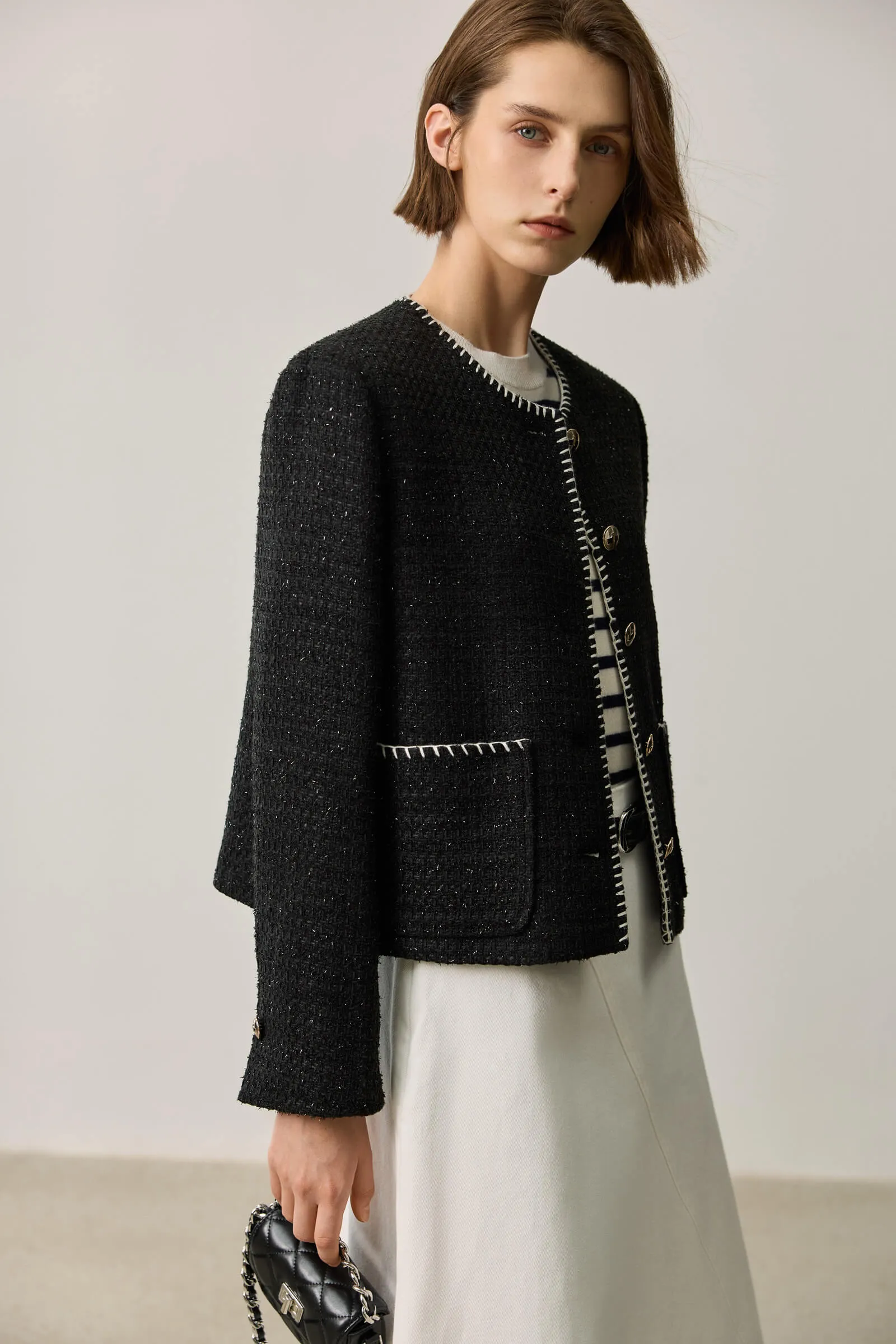 LILY Classic Tweed Short Jacket