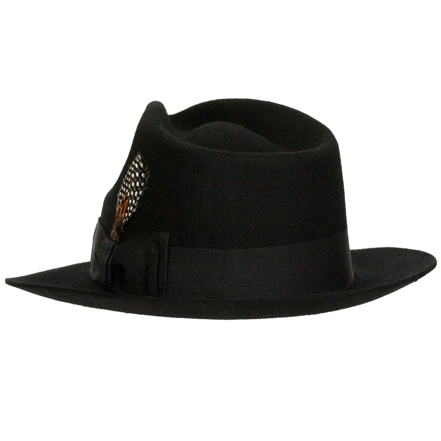 Louie Teardrop Wool Fedora by 9th Street Hats