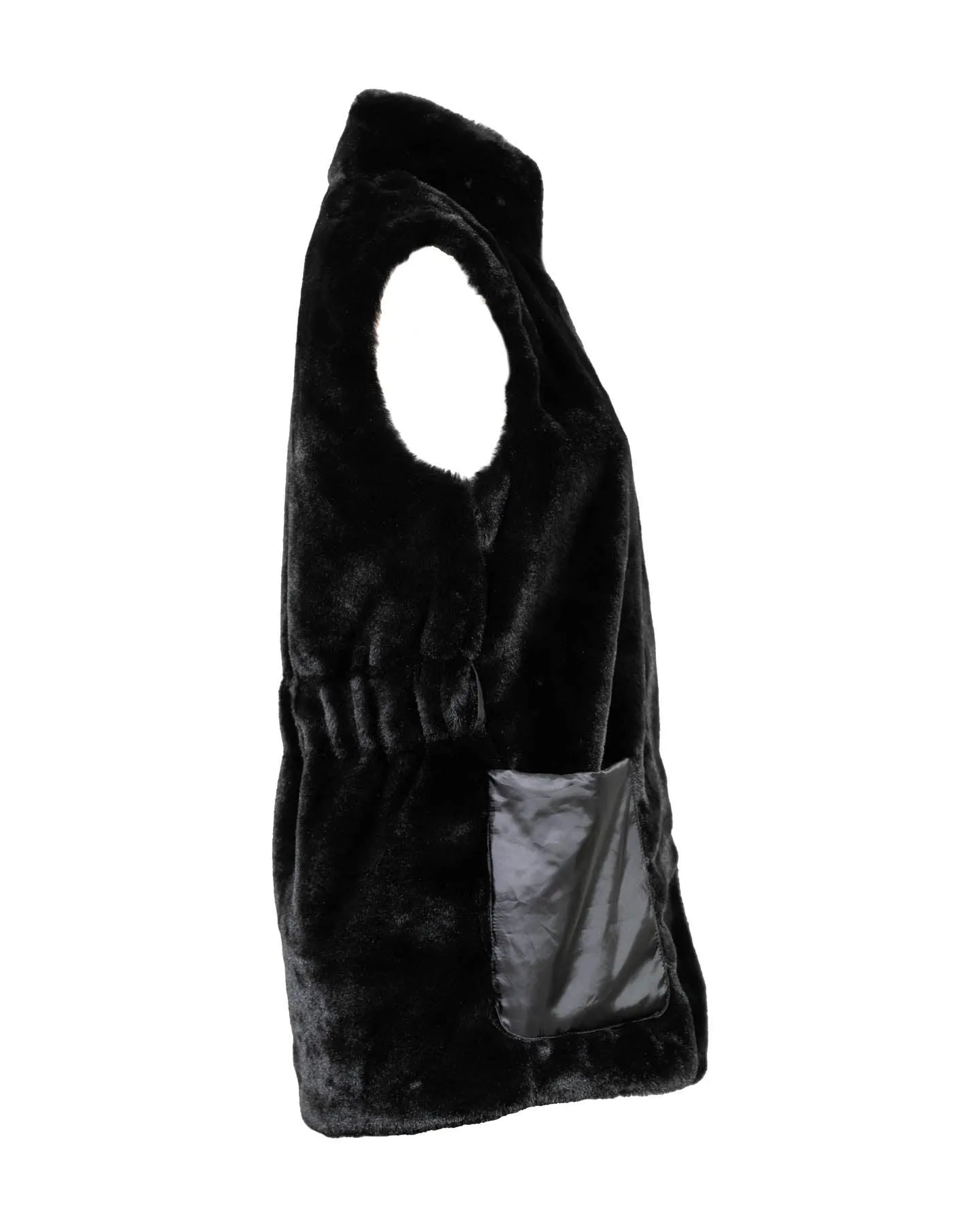 Marc Cain Faux Fur Belted Vest