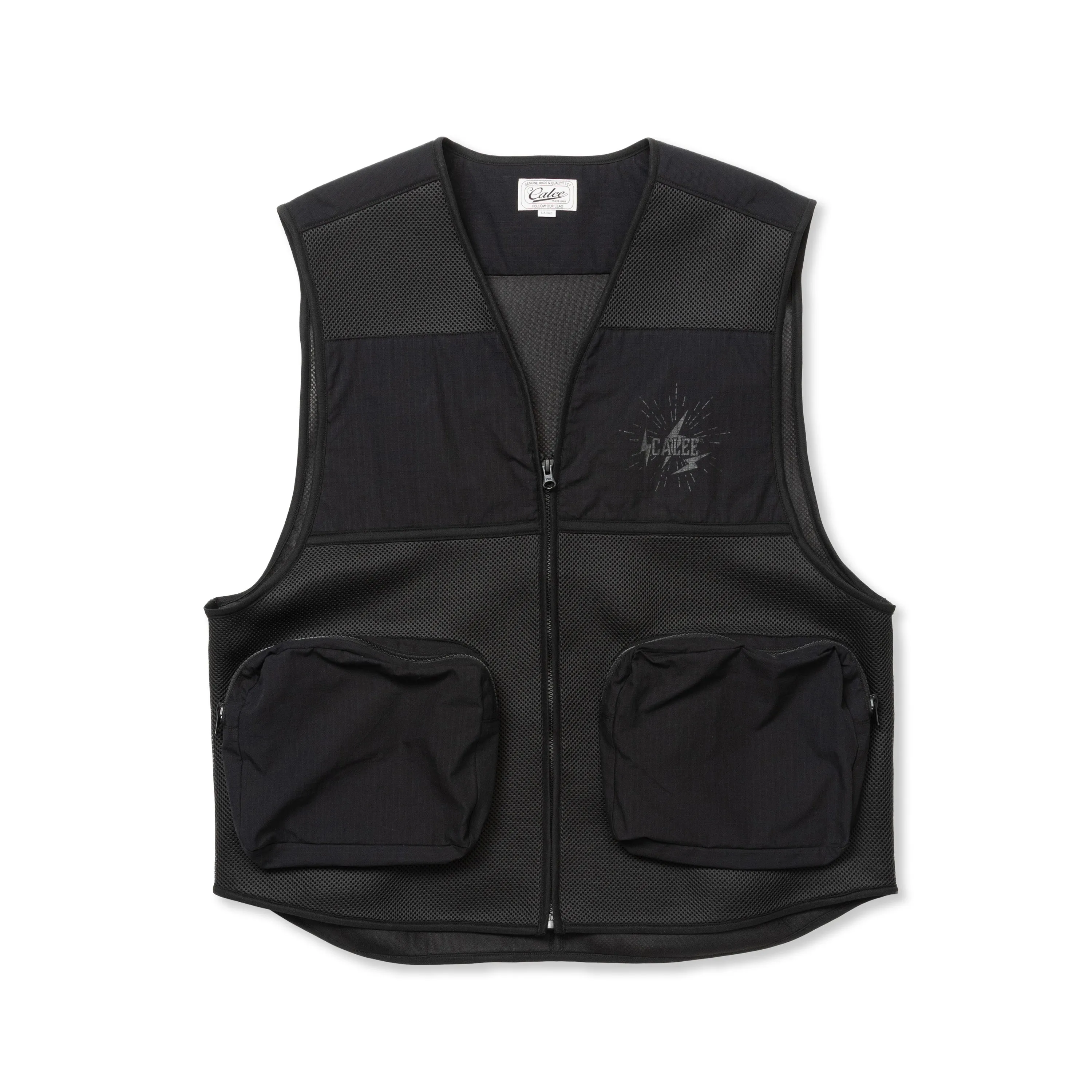 MULTI FUNCTION RIPSTOP MESH ZIP VEST