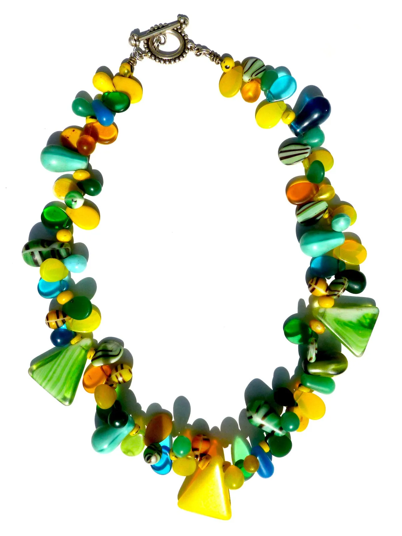 Necklace Mix Of African And Czech Glass