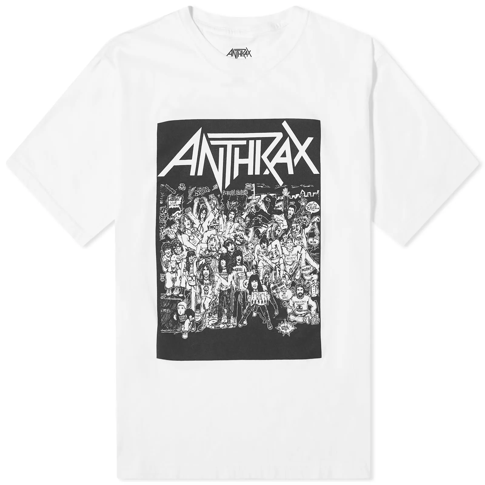 Neighborhood Anthrax No Frills T-shirt, white