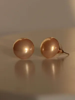 Pearl Statement Studs Ivory