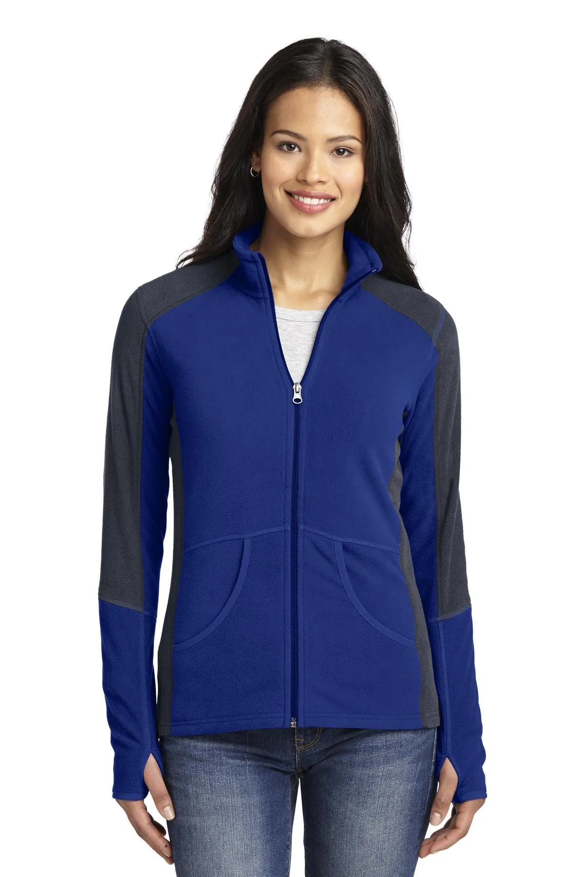 Port Authority ®  Ladies Colorblock Microfleece Jacket. L230