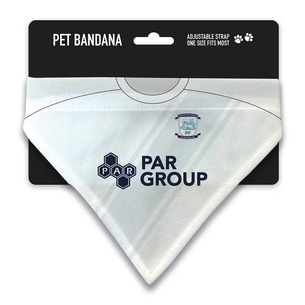 Preston North End 24/25 Home Pet Bandana