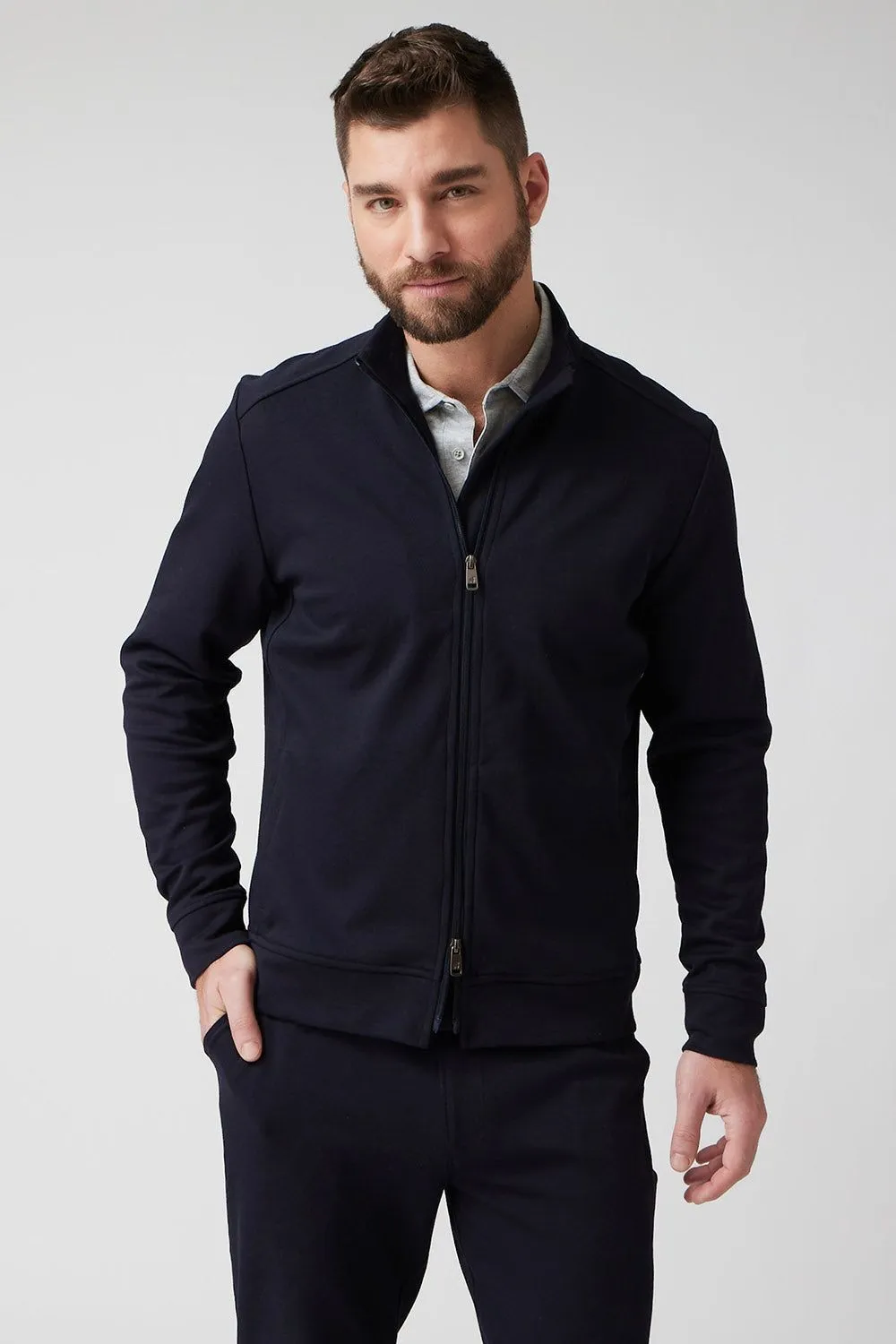 Raffi The Etra Full Zip Front Jacket RW13140-Z | Navy