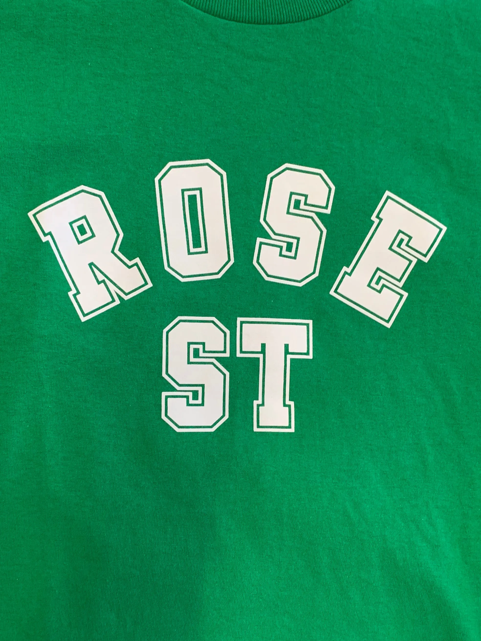 Rose Street Double Arc Logo Tee Kelly Green