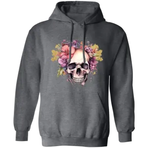 Skull and Roses Z66x Pullover Hoodie 8 oz