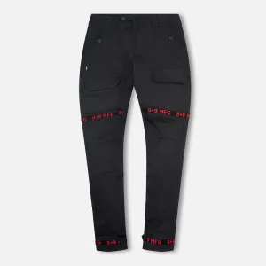 Adjustable Slim-Fit Utility Pants in Bred Color