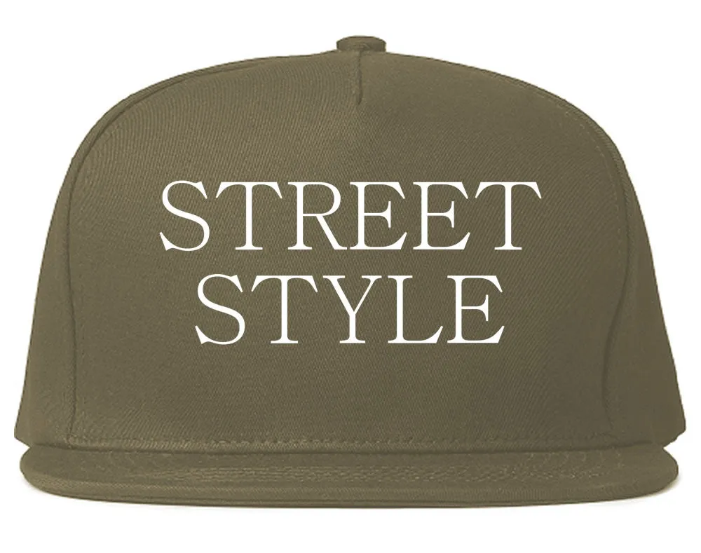 Street Style Photography Snapback Hat Cap