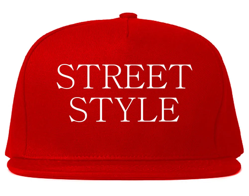 Street Style Photography Snapback Hat Cap