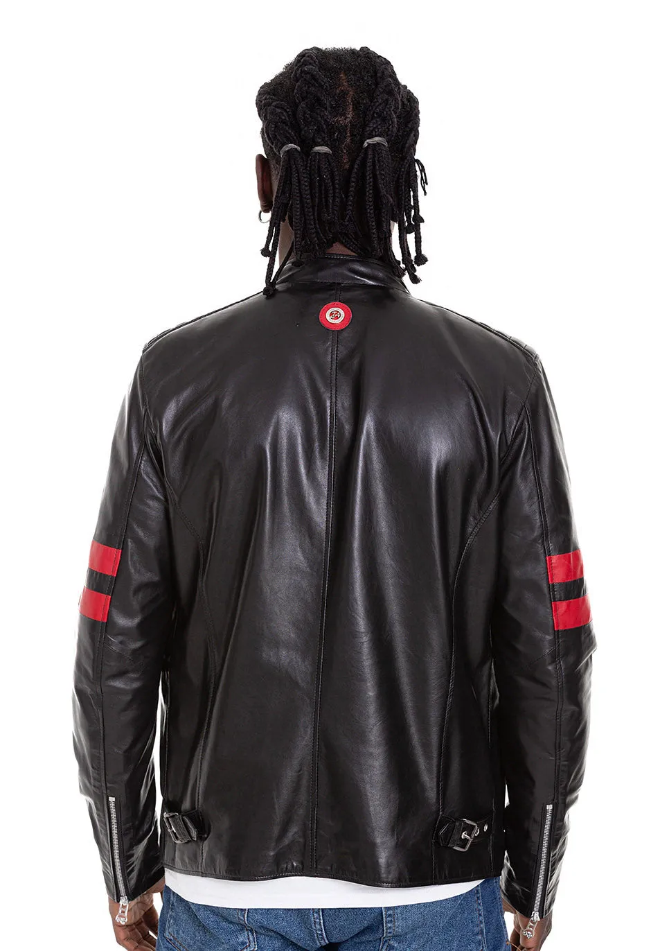 The Urban Black Leather Men Jacket