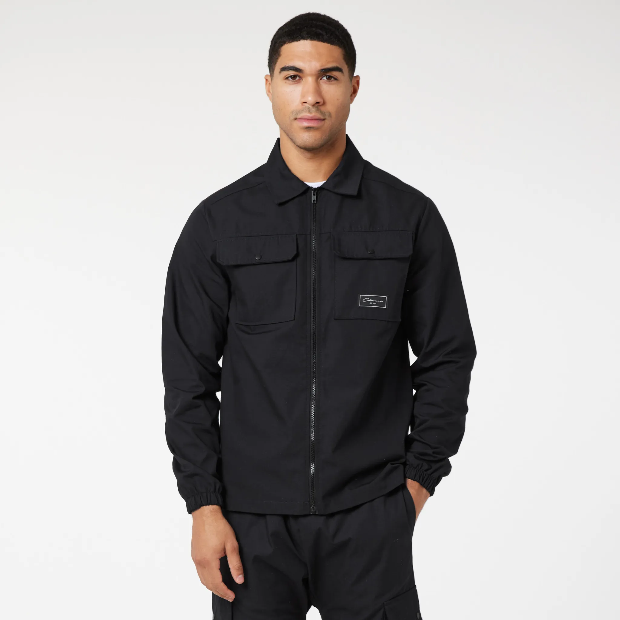 Utility Overshirt | Black