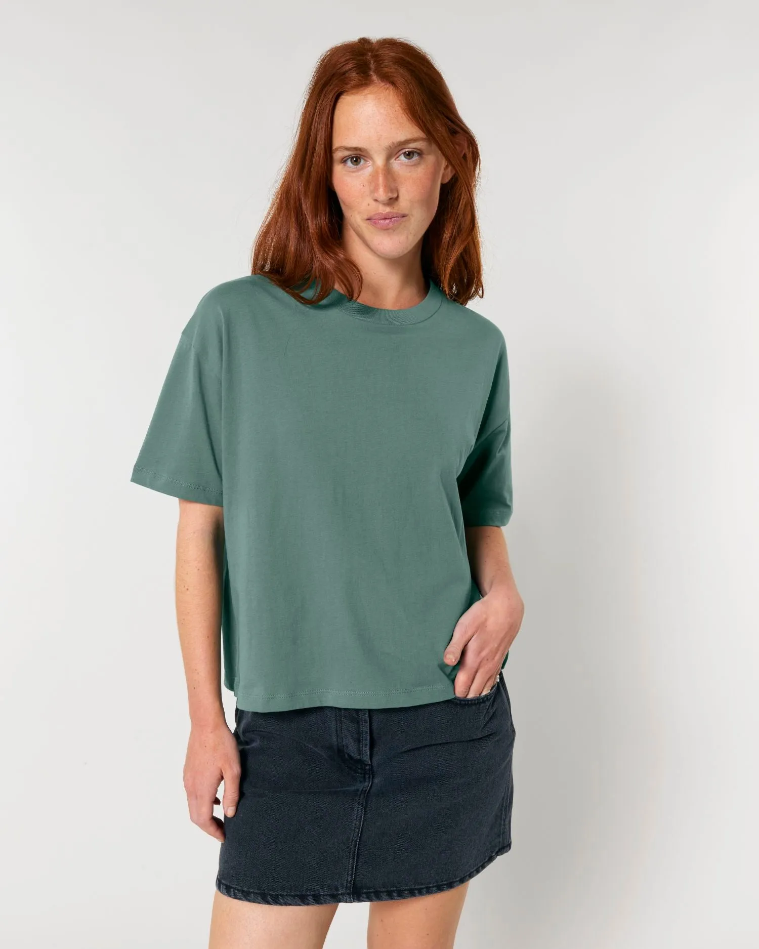 Women's Organic Boxy T-Shirt - 155 GSM | Stella Nova STTW175